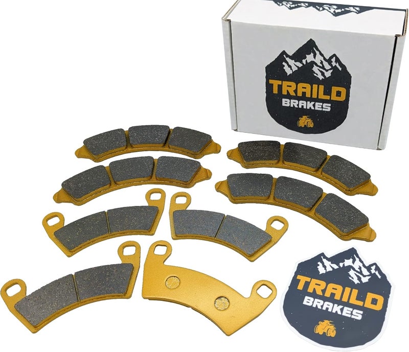 Traild Polaris RZR PRO R/PRO R 4/Turbo R/Turbo R 4/XP 4 Turbo S 2019-2024 Ceramic Brake Pad Set Front & Rear - Image 1